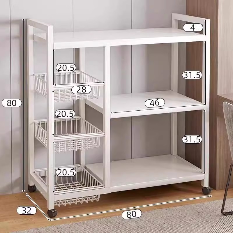 Estante multifuncional de cocina de piso a techo Estante de artículos diversos para el hogar de varios pisos contra la pared Estante de almacenamiento de verduras Estante de almacenamiento de bocadillos