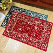 清仓喜庆入户地垫毛绒地毯中式欧式红色婚房新年进门玄关防滑脚垫