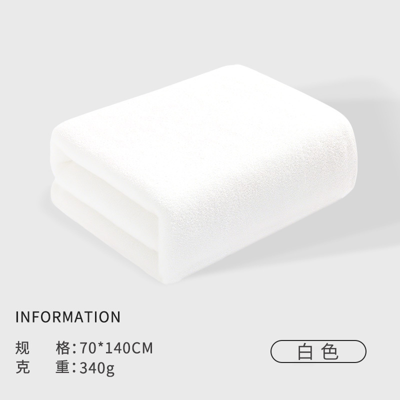 Toalla de baño de lana de coral multicolor engrosada, fuerte absorción de agua, color sólido, baño de hotel en el hogar, toalla de playa para hombres y mujeres al por mayor