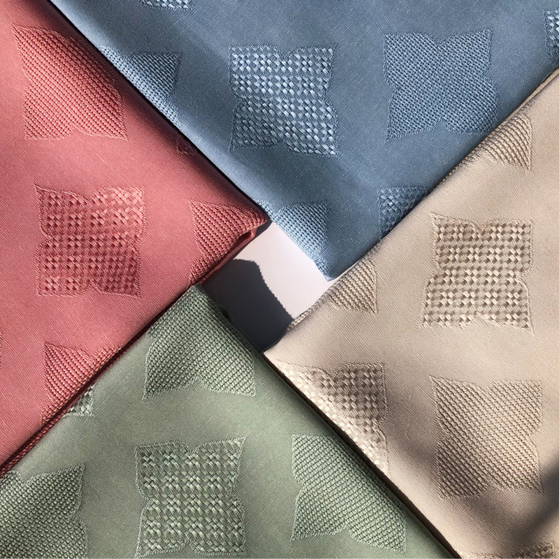 Factory Direct supply Tencel imitation Flower jacquard fabric Hanfu cheongsam dress jacquard fabric in stock