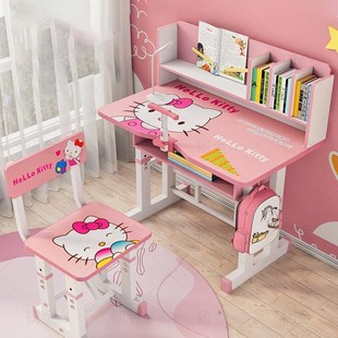 Children's Study Table Primary School Students' Bedroom Writing Table Boys and Girls Simple Desk Home Liftable Table and Chair Combination