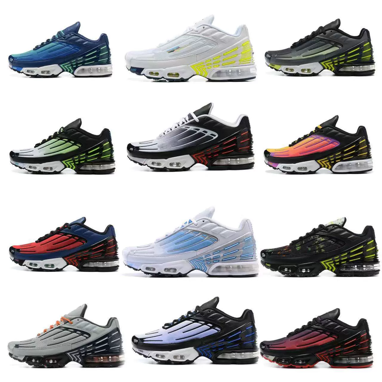 2023 new cross-border TN air cushion shoes Air Max Plus 3 generation max97 95 air cushion sneaker running shoes