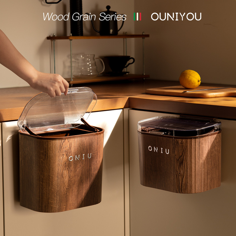 Hanging Kitchen Trash Can for Home Use, No Need to Bend Over, 2026 New Model with Lid, Wall-Mounted, Dedicated for Bathroom/Toilet Paper Bin Hanging Kitchen Trash Can for Home Use, No Need to Bend Over, 2026 New Model with Lid, Wall-Mounted, Dedicated for Bathroom/Toilet Paper Bin