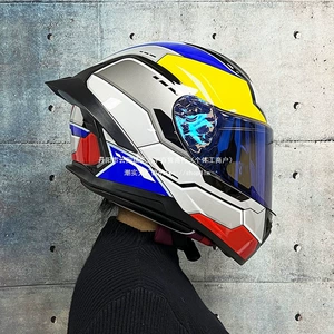 ORZ Electric Motorcycle Helmet Full Helmet Summer Helmet