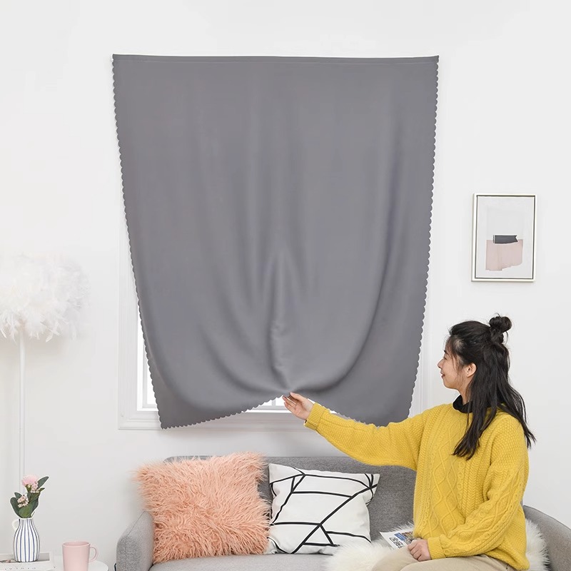 Cortina de velcro para sombrear nuevo paño de sombreado autoadhesivo para ventana salediza de instalación simple y sin perforaciones