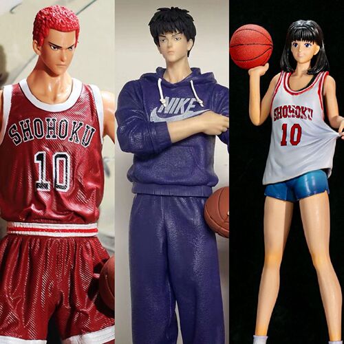 Slam Dunk Master Figure Oversized Set Sakuragi Hanamichi Rukawa Maple Akagi Haruko Shohoku Basketball Color Boxed Model