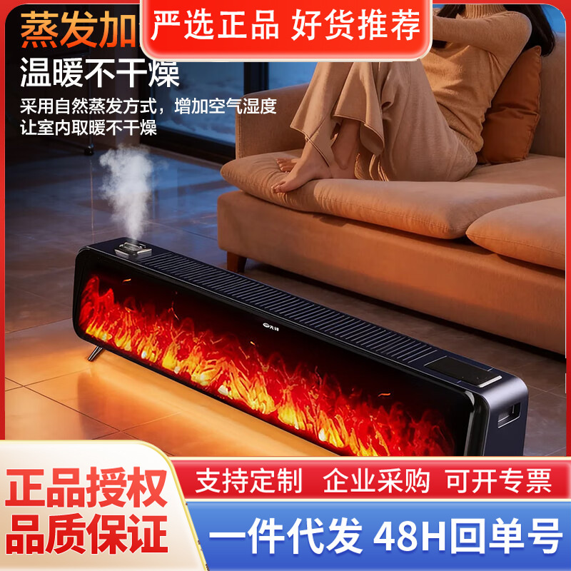 先锋DTJ-TH1R-IOT踢脚线电暖气家用仿真火焰石墨烯取暖器|ru