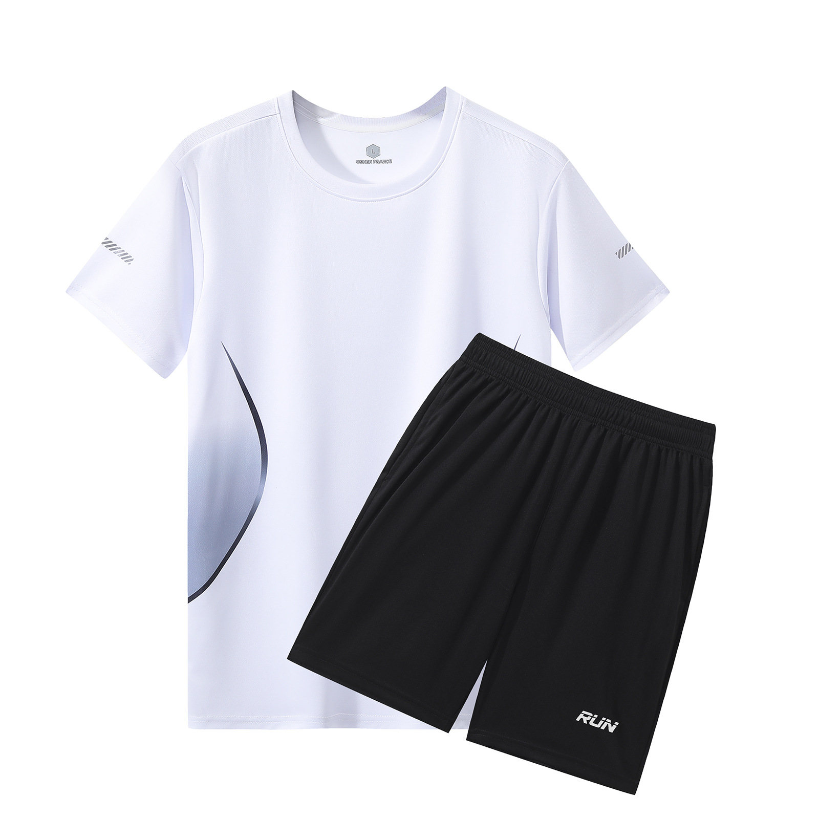 Venta directa de fábrica verano nuevo estilo de manga corta para hombres y mujeres ropa deportiva para correr, camiseta de fitness, ropa de entrenamiento de secado rápido transpirable