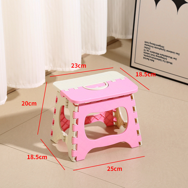 Taburete plegable telescópico, portátil para camping y viajes