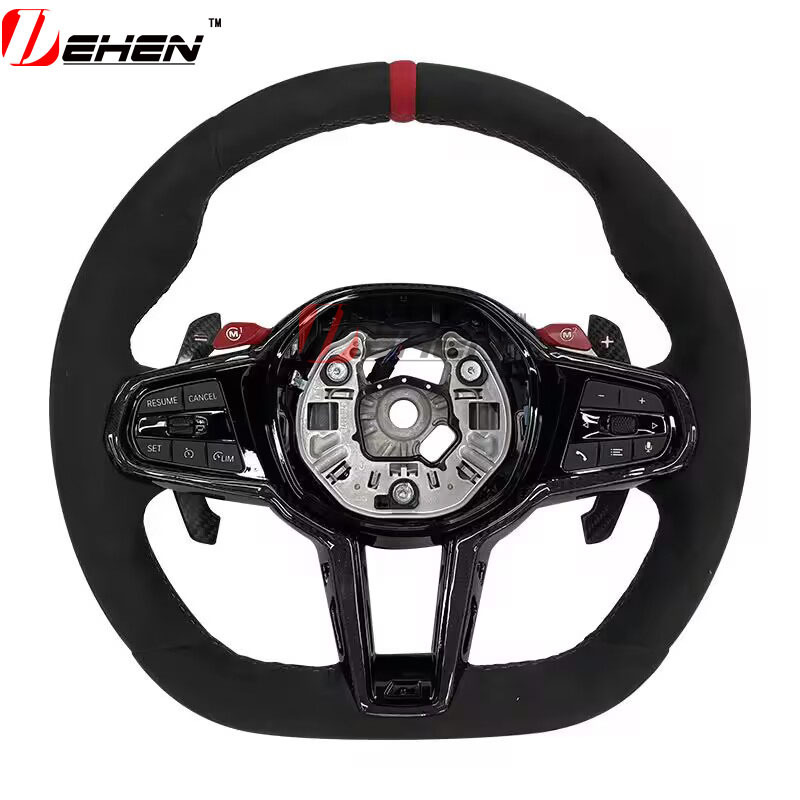 BMW Modified CS Carbon Fiber Steering Wheel for BMW F10 F15 F30 F25 F26 F01 F07 M3 M5 (Steering wheel) - assembly-without-airbag-mm