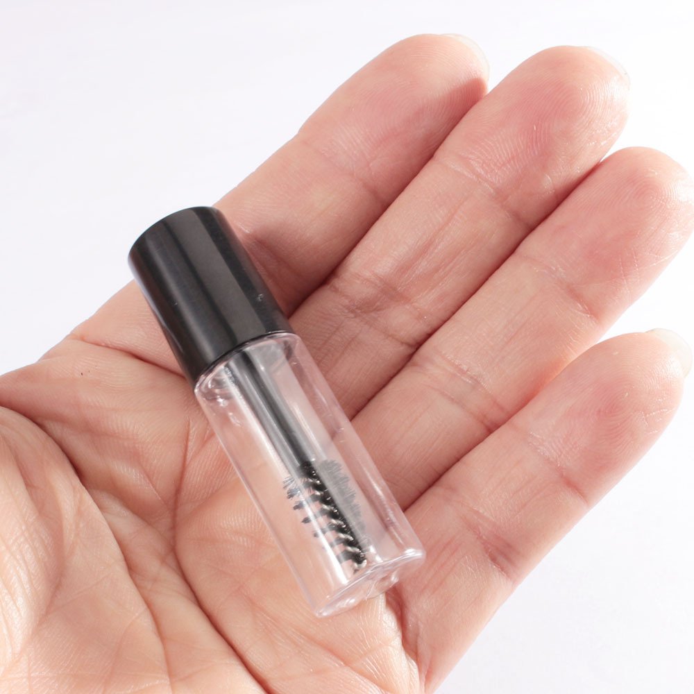En stock 3ml rimel tubo crecimiento líquido mini muestra brillo de labios tubo embalaje sub-botella Lipglosstubo