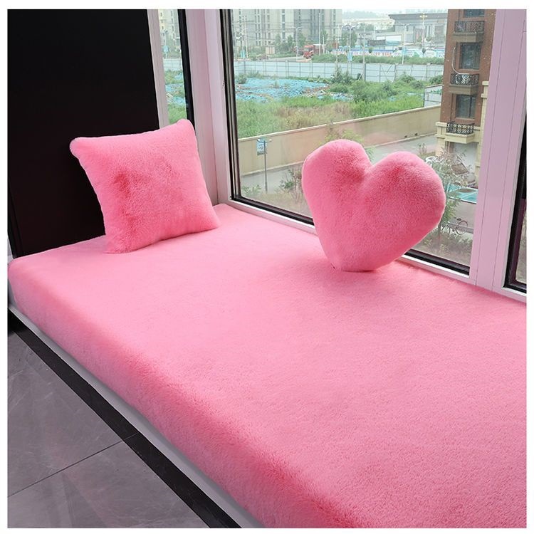 New Chinese-Style Large Red Chair Cushion, Faux Cashmere Door Mat, High-End Blue Carpet for Living Room Decoration and Grand Opening