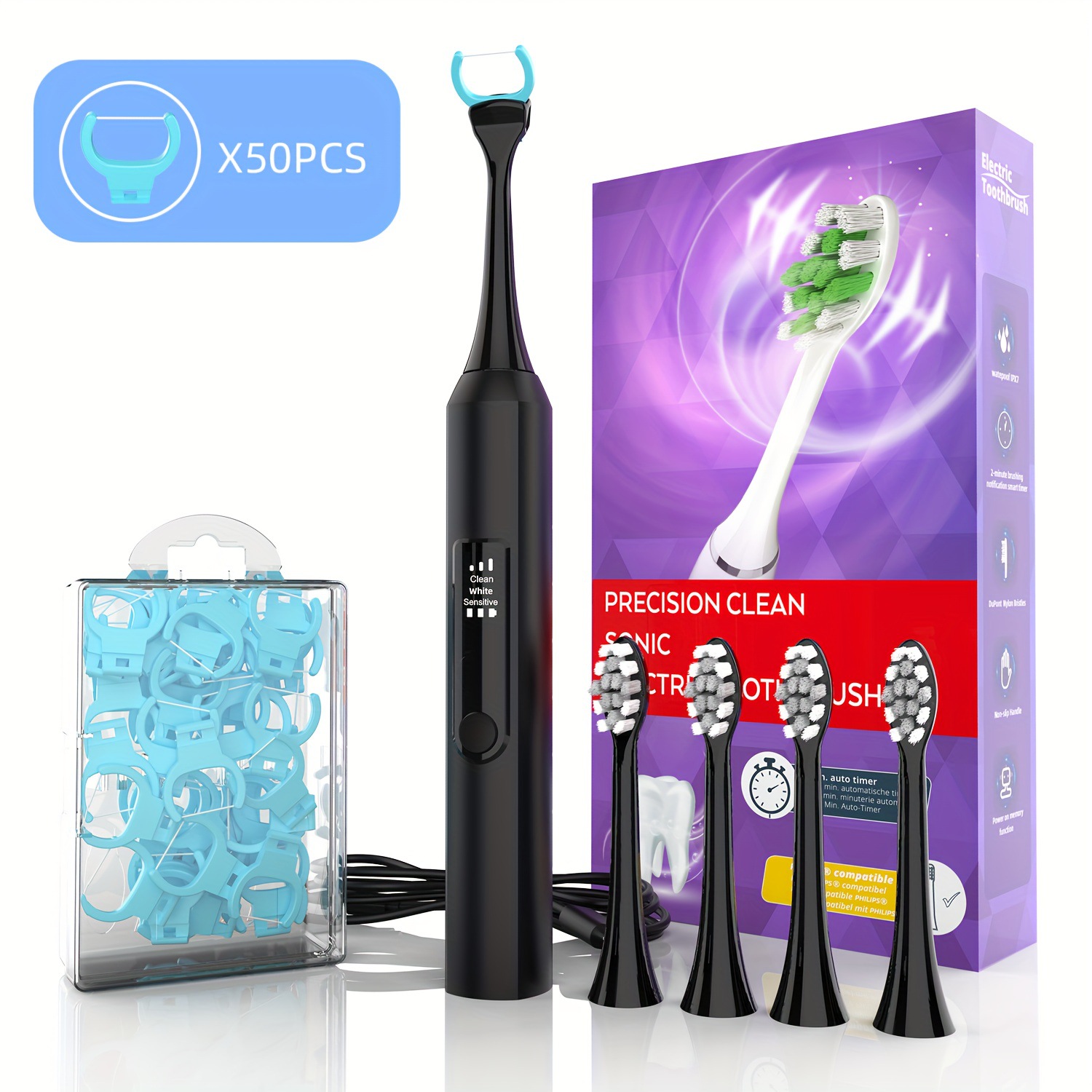 Sonic Electric Flosser Rechargeable
