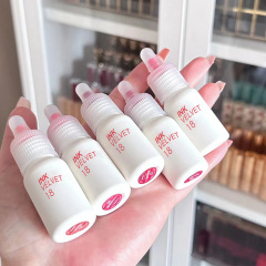 DALMANPU小奶瓶水光霧面唇釉絲絨唇泥不掉色平價學生素顏顯白口紅