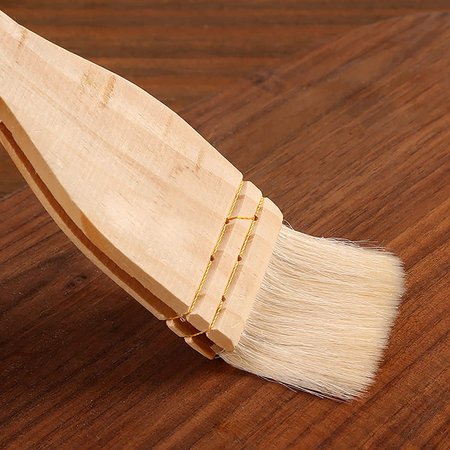 10 unidades de varios tamaños de lana cepillo Suave Cabeza S Pluma de cerámica de oro pintura artesanal cepillo de pintura