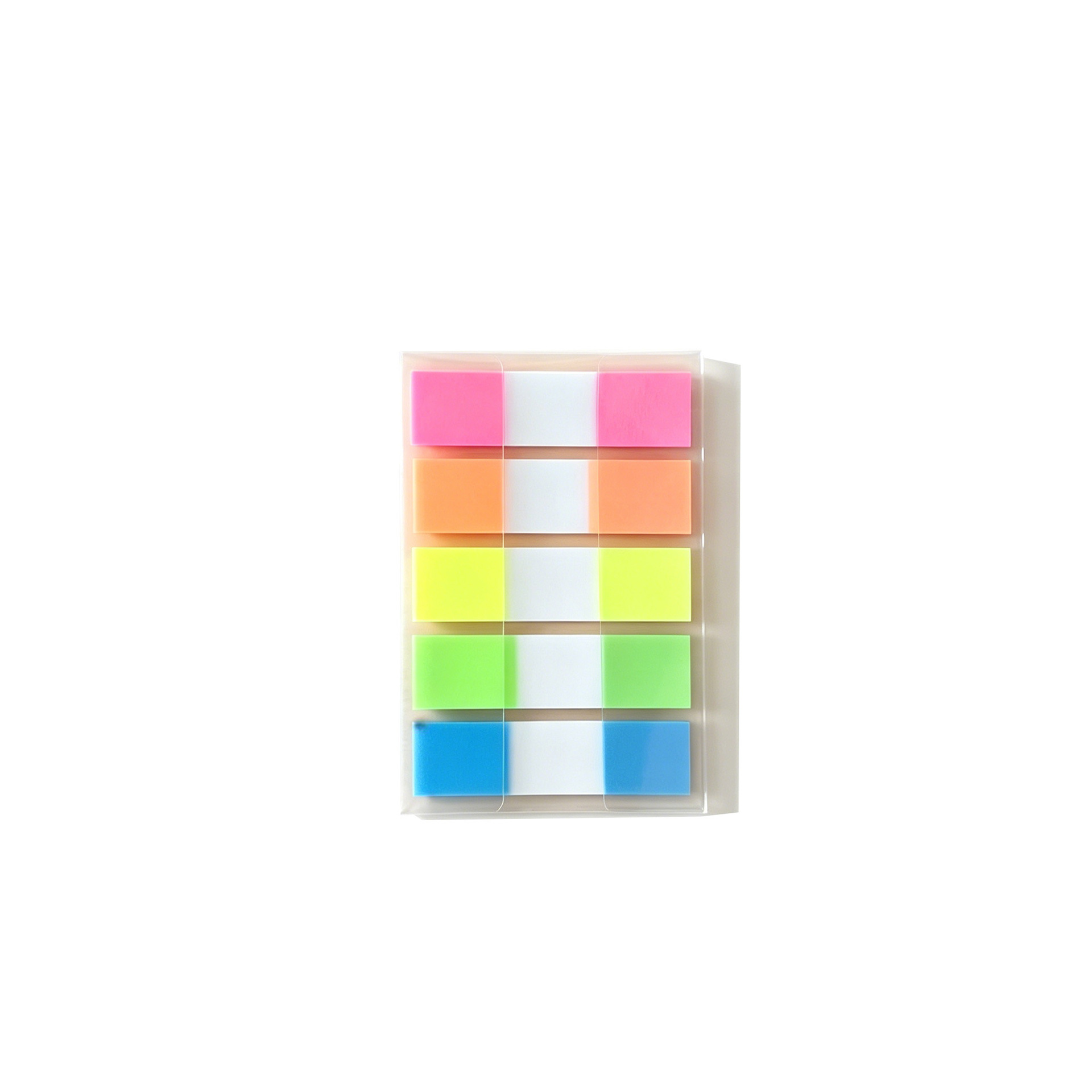 Notas adhesivas transparentes extraíbles de 10 colores, notas adhesivas impermeables para estudiantes, pegatinas de índice de colores Morandi de secado rápido, impermeables y de secado rápido