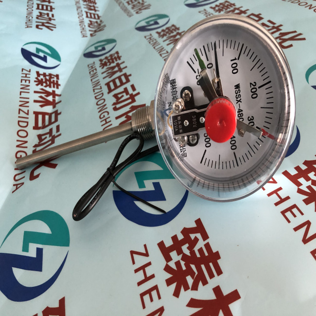 WSSX型-302轴向型电接点双金属温度计WSSY-401