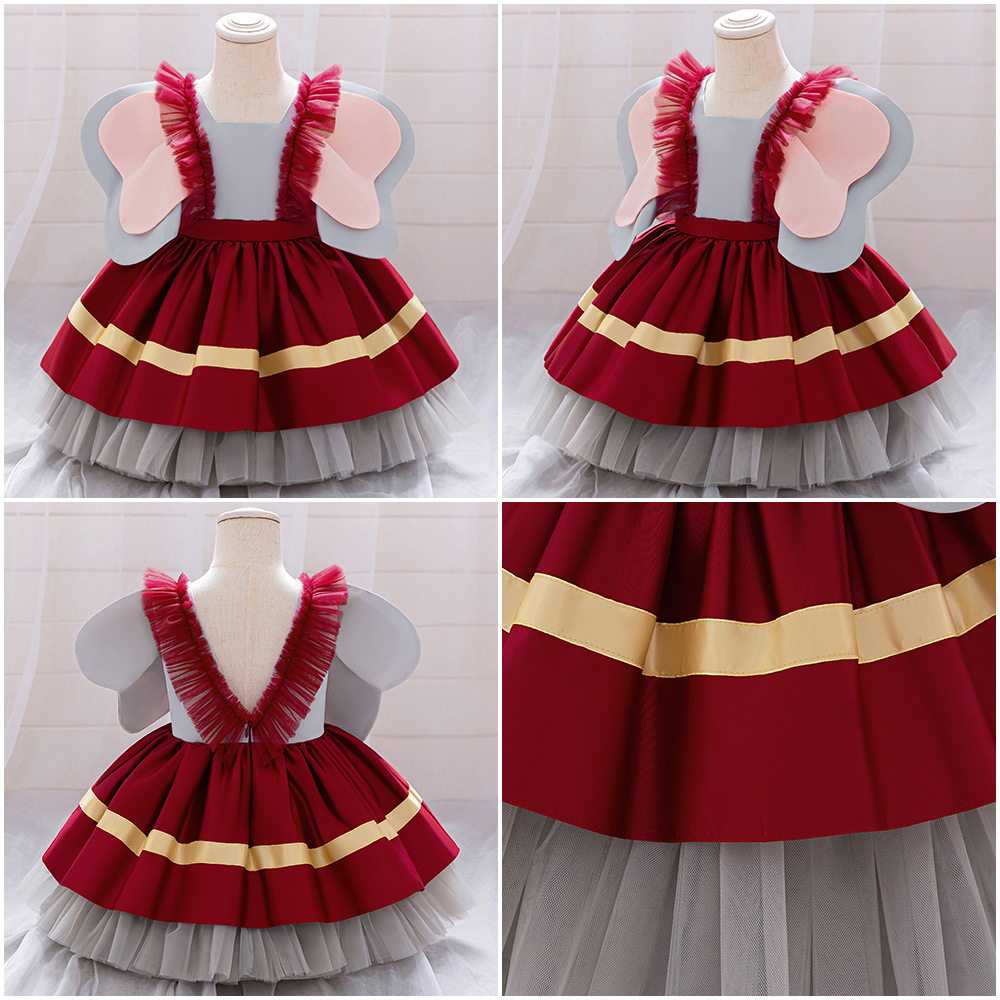 2026 nuevo vestido de la princesa de la misma niña, vestido de cumpleaños de la princesa de la misma manera. image 5