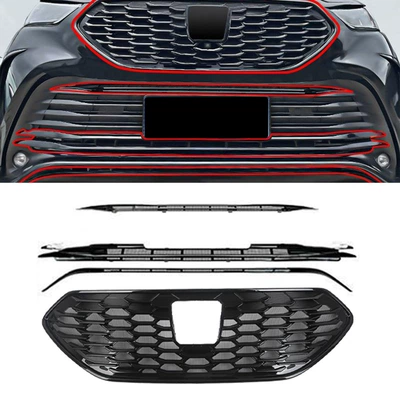 Suitable for Toyota Crown 21-26 Models, Insect-Proof Net, Grille Protection Net, Clip-On Installation, No-Disassembly Modification Accessories