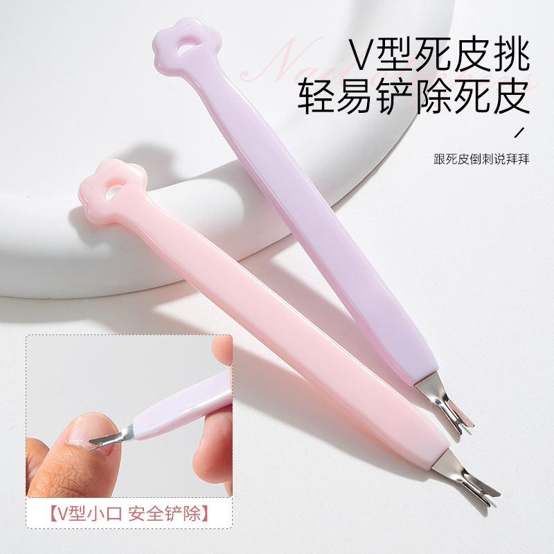 LMLTOP Kit de manicure 3 piezas de dibujos animados pinzas de uñas de piel muerta de manicure herramientas LLT19