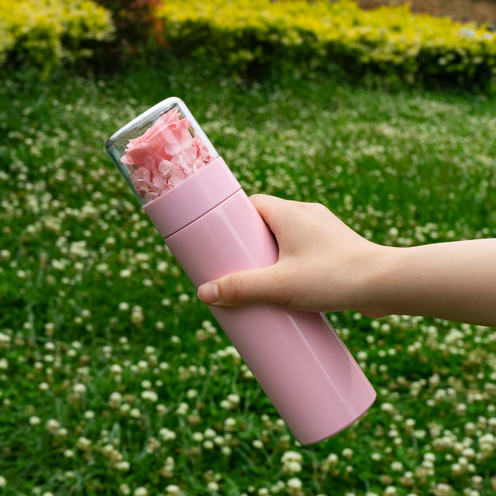 Yunnan naxi reina flor eterna termo taza de agua al por mayor de flores preservación regalo café leche té bebida qixi Festival