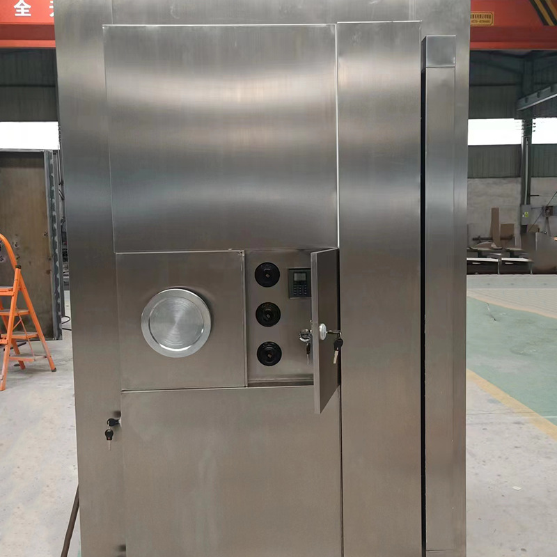 青海家用珠宝店碳钢金库门智能枪库门银行碳钢不锈钢对开金库门