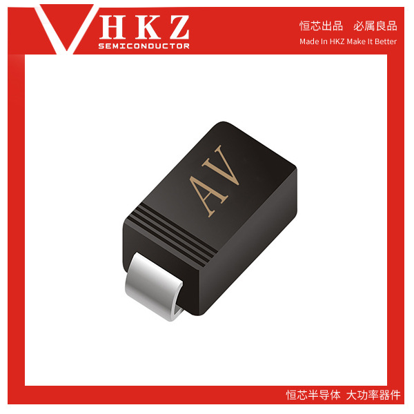 HKZ品牌SMAJ9.0A   SMA封装厂家直销TVS二极管瞬变抑制 丝印AV