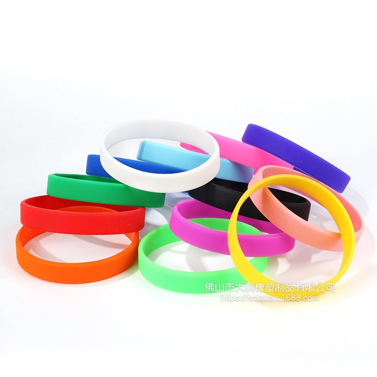 190 pulsera de silicona fluorescente luminosa impresa en hueco pulsera de goma de identificación pulsera deportiva
