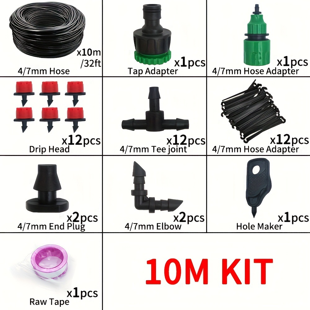 Juego de 10m + perforadora