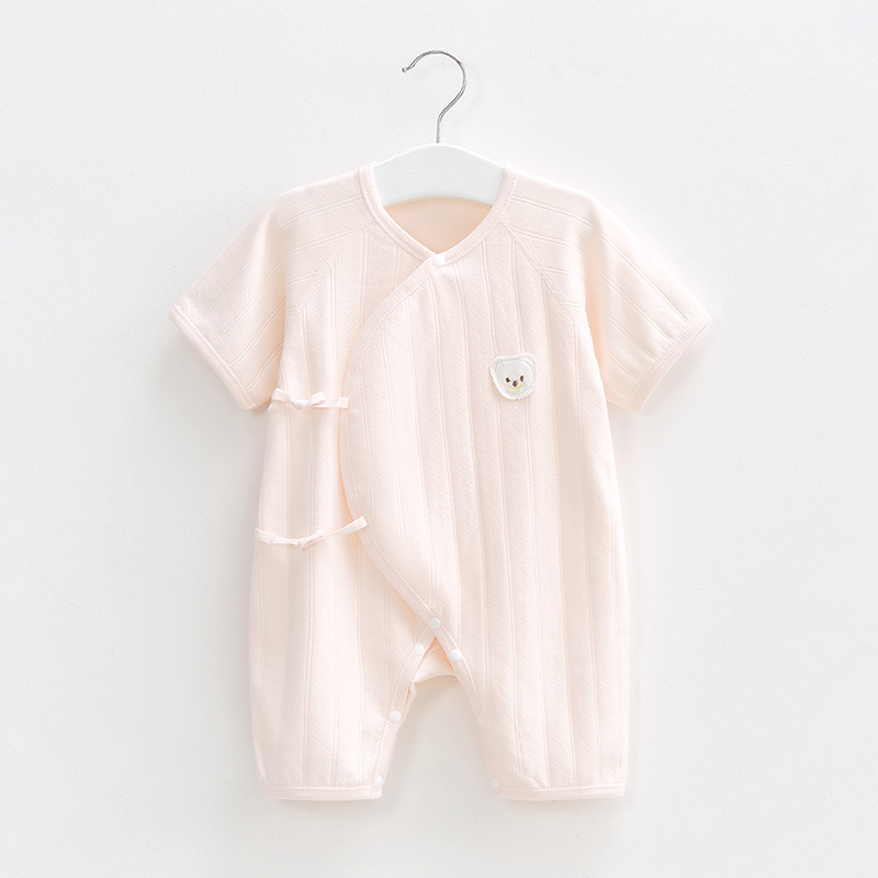 Mono para bebé recién nacido, pijama de verano de manga corta, ropa fina, ropa de verano para hombres y mujeres, ropa de bebé