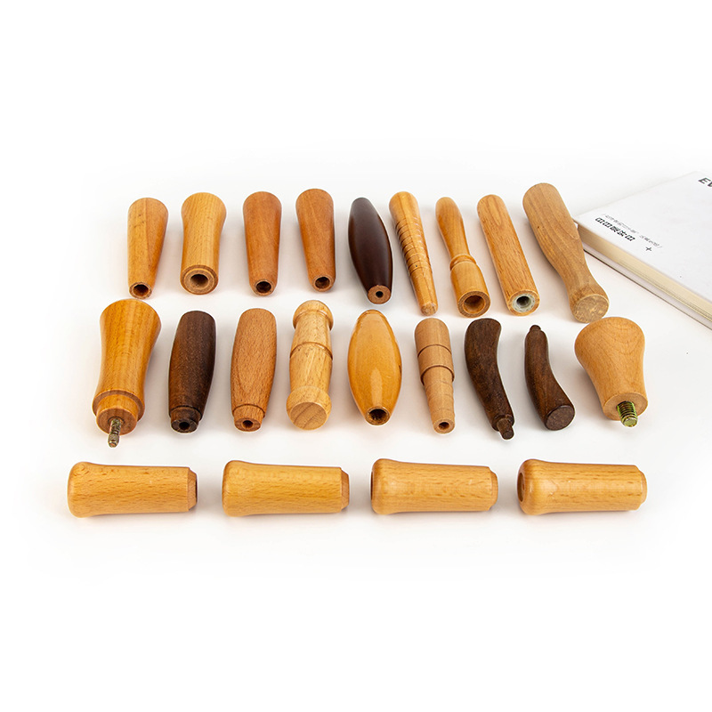 金属の木の部品のケヤキのティーポットの取っ手のほぞの位の通し穴の縄跳びの傘の料理器具の手の木製の取っ手の正規品|undefined
