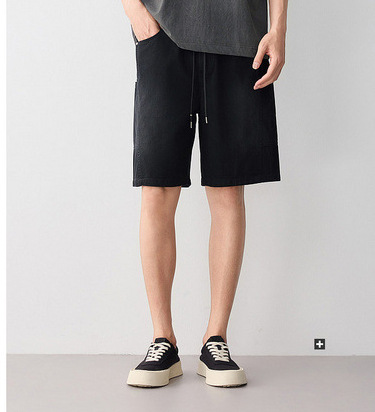 Áo thun nam tay ngắn cổ tròn chất liệu lanh cotton phong cách đường phố — màu cà phê chi tiết 15