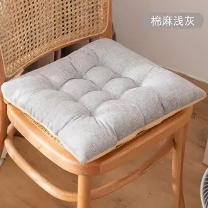 Solid color cotton and linen-light gray