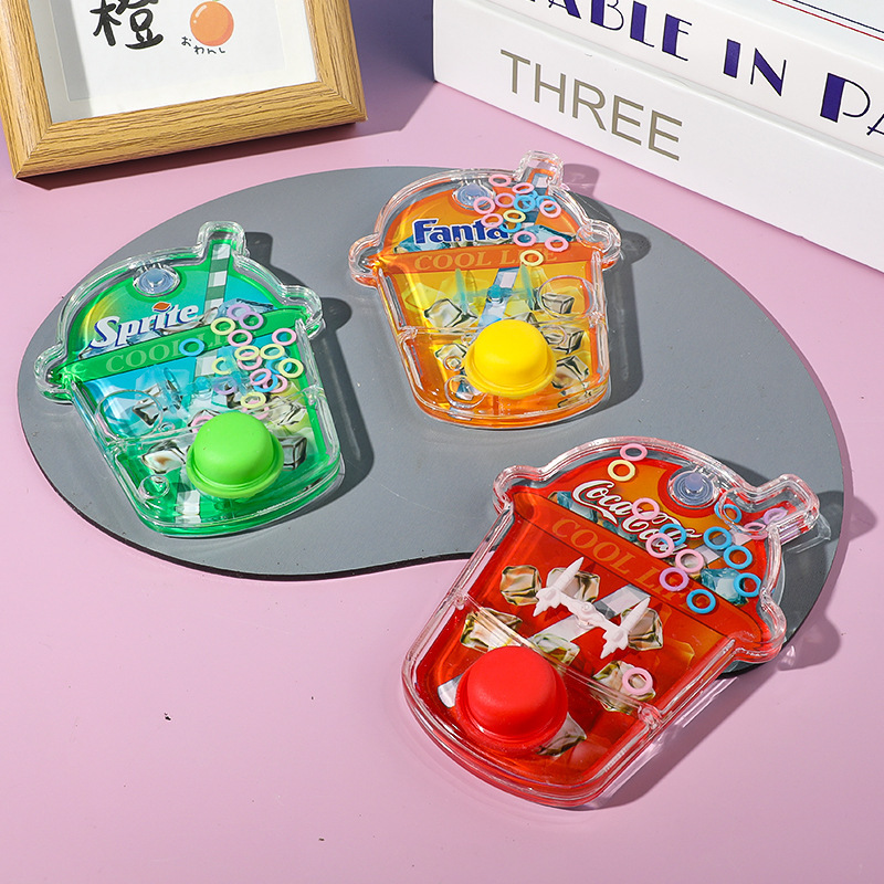 子供の益智ハンドヘルドリング水機80後レトロなおもちゃ子供の頃の思い出水中リングゲーム機卸売り|undefined