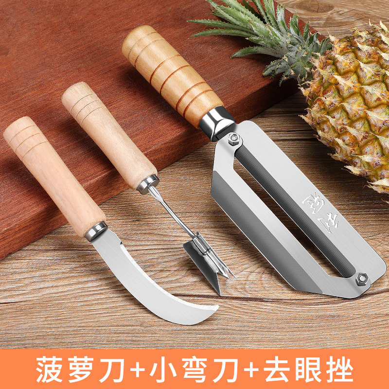 Cuchillo de asado cuchillo de corte de frutas cuchillo de piña cuchillo comercial pequeño regalo de acero inoxidable cortar verduras