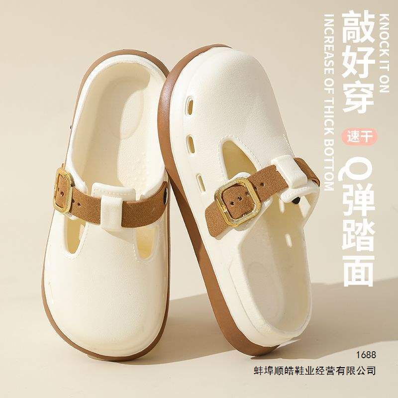 2026 New Eva Closed-Toe Sandals, New Style Hole-In-The-Wall Roman Thick-Soled Slippers for Women, Suitable for Outdoor Use 2026 New Eva Closed-Toe Sandals, New Style Hole-In-The-Wall Roman Thick-Soled Slippers for Women, Suitable for Outdoor Use
