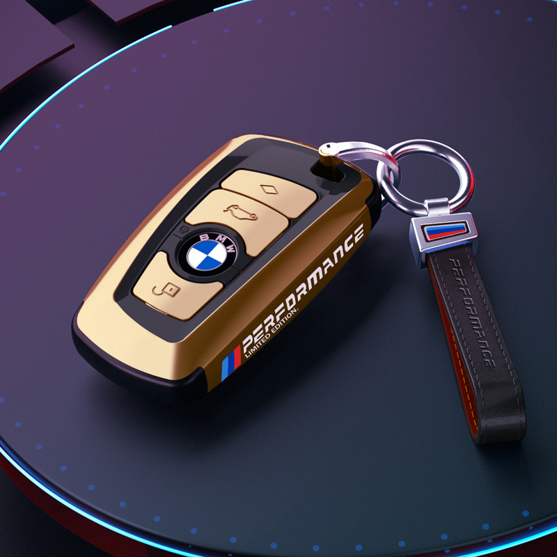 전기 도금된 사각형 골드 + 실버 가죽 로프 버클