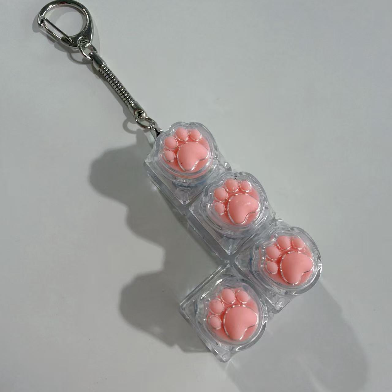 L-shaped transparent shell-silicone transparent cat claws