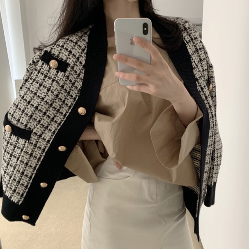 Knitted Jacket Black