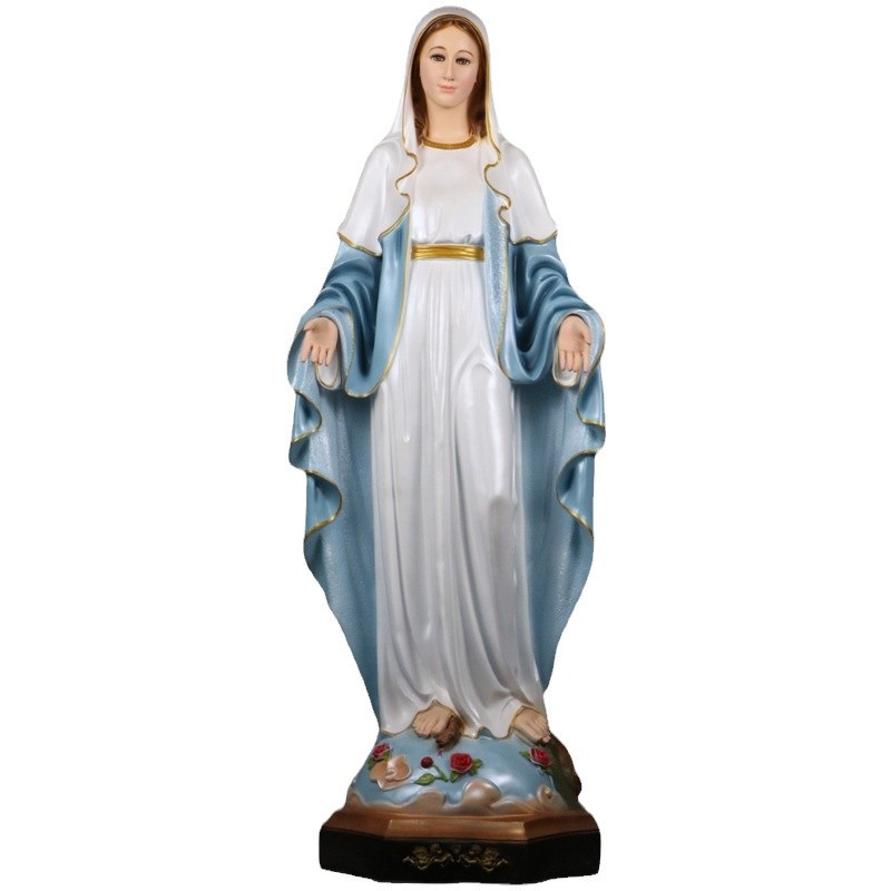 EXPRESSIÓN DEL DEL SEGUNTO 140cm Ornamento de la Virgen José una estatua de la familia decoración de la estatuilla de la sala de estar