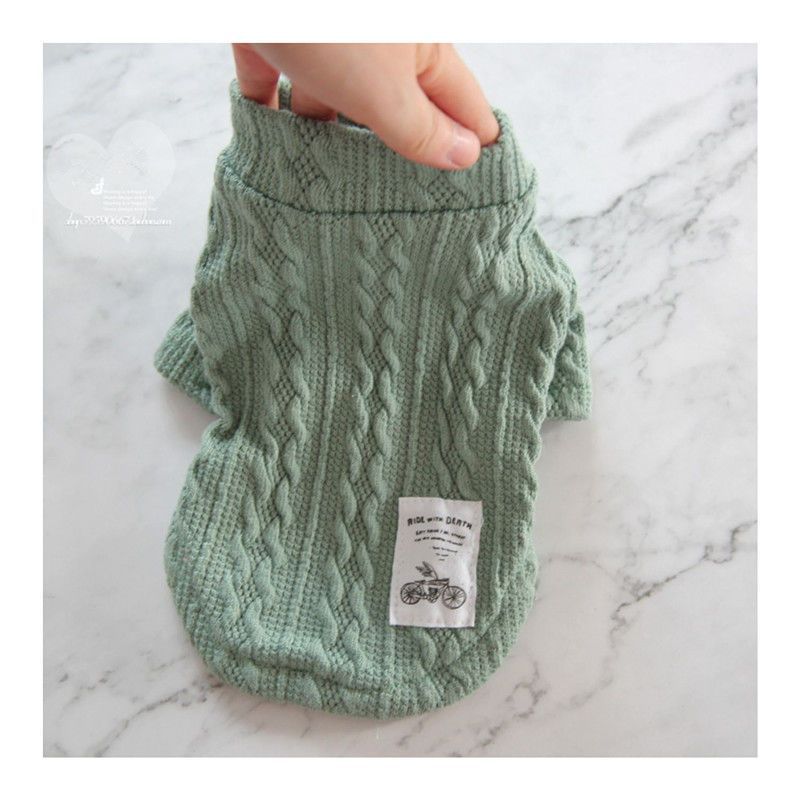 Polyester Material 1 Piece Spring Autumn Autumn&Winter Simple Style Polyester Solid Color Pet Clothing