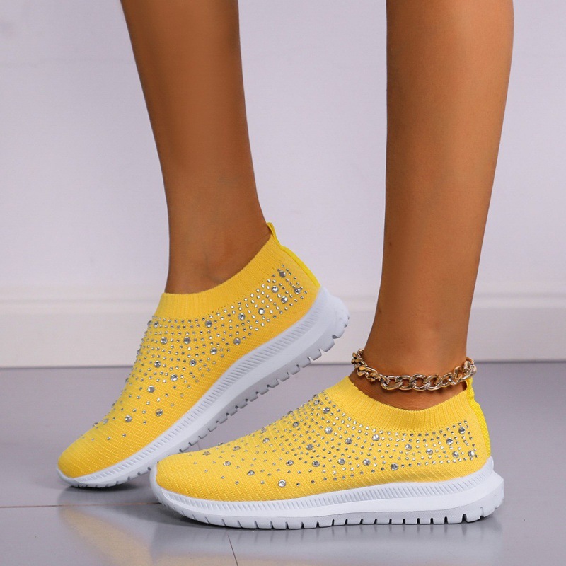 Casual sportivo in Flyknit con strass da donna_voghion.com