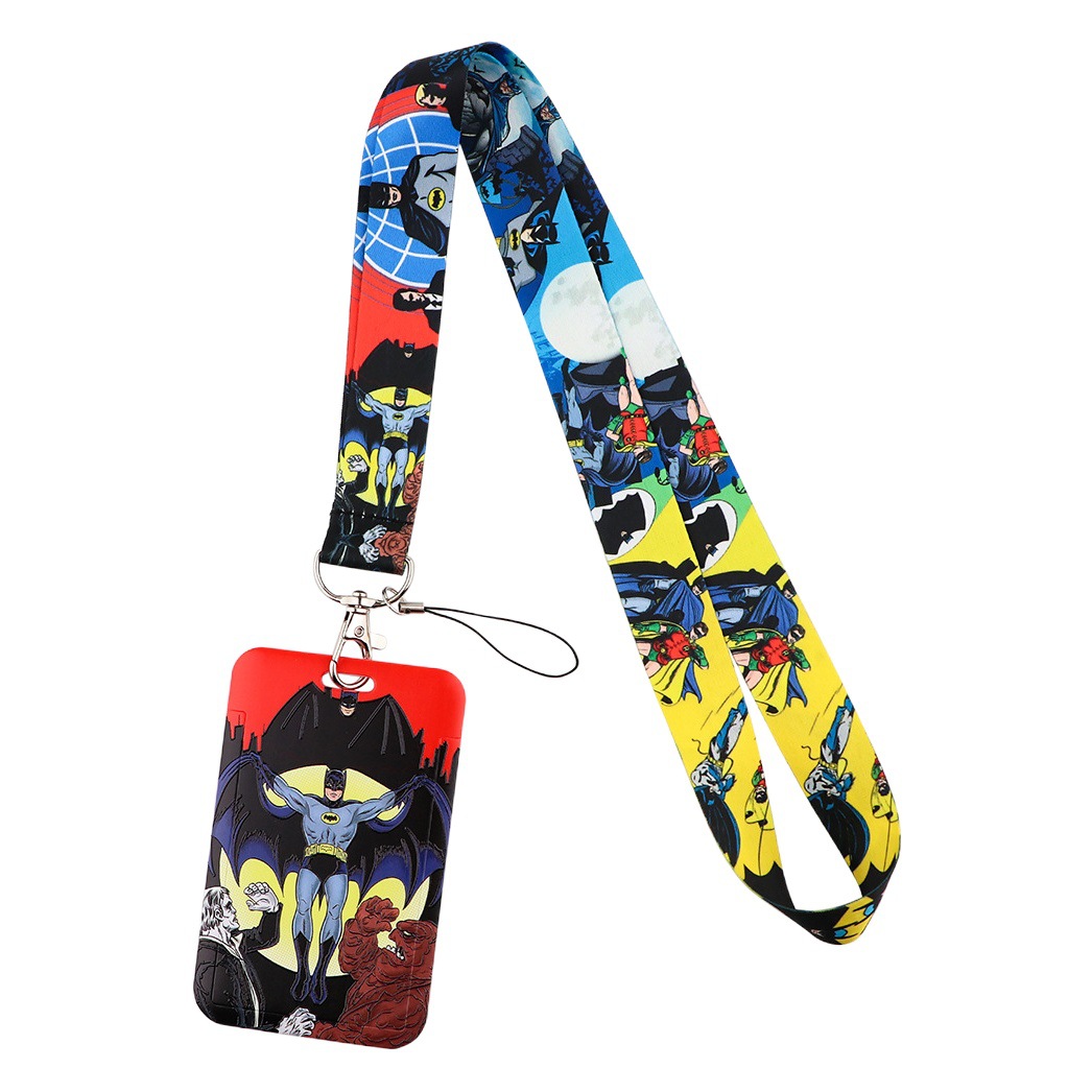 Dibujos animados película héroe control de acceso titular de la tarjeta cordón Cámara u disco Halter personal teléfono móvil cordón nuevo en stock