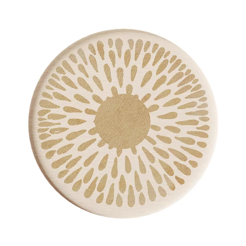 Cocina de barro de diatomeas japonesa almohadilla de taza dura almohadilla de mesa aislante térmico almohadilla de mesa absorción de agua a prueba de calor silencioso viento almohadilla de taza de café seca rápida