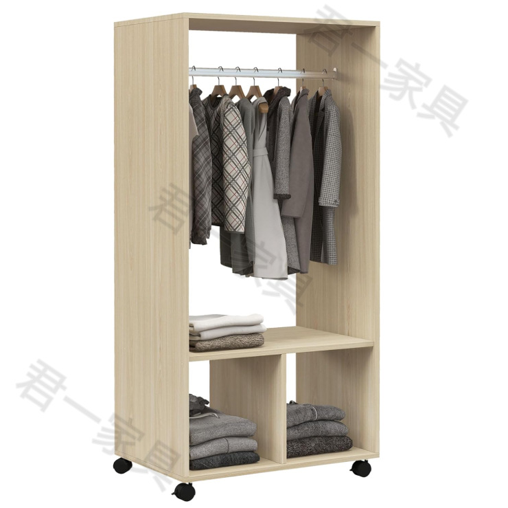 Amazon's Best-Selling Panel Furniture European and American Foreign Trade Export Cross-Border Bedroom Cabinet Factory Wholesale Simple Wardrobe