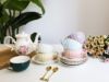 Coffee ceramics, flavored tea, cup, set, afternoon tea, European style