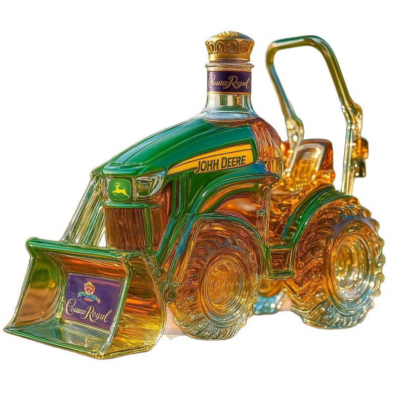 跨境新品 John Deere Tractor Whisky Bottle 有趣的威士忌酒瓶|undefined