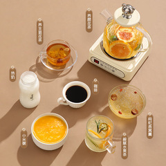 高端養生壺辦公室小型家用2023新款多功能全自動玻璃花茶壺批發