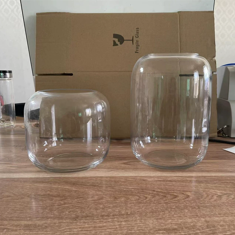 Простая креативная стеклянная прозрачная ваза Гидропонный аквариум Микро Пейзаж Стеклянная посуда Бутылка Мясистое растение Древо жизни