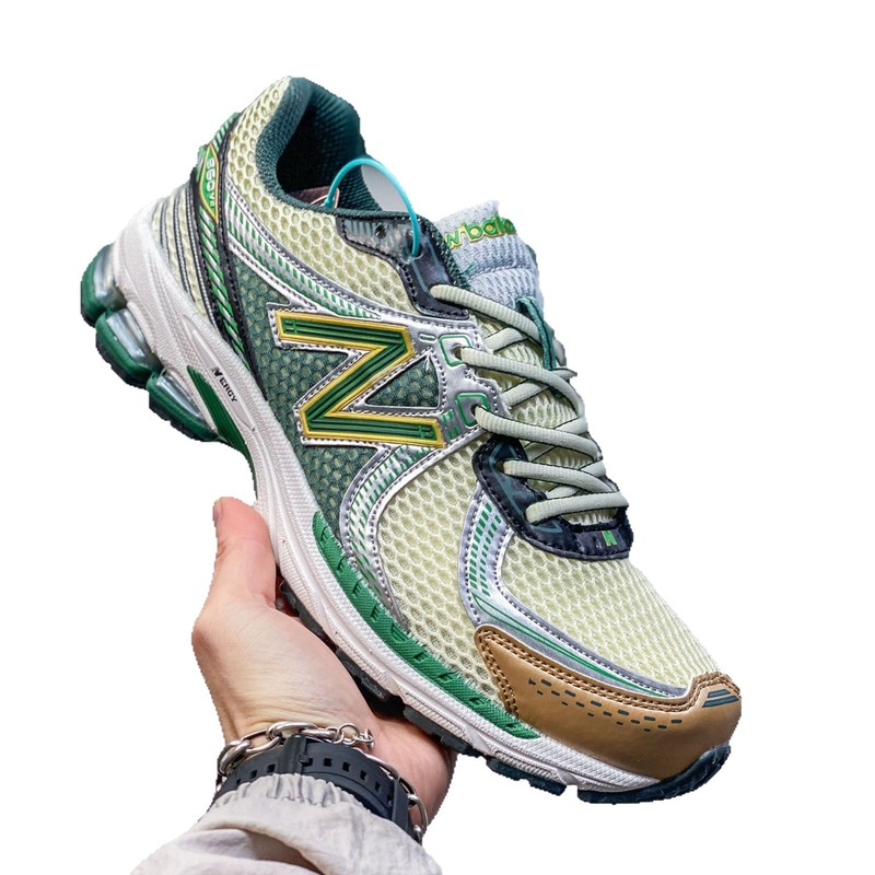 純粋なオリジナル NB860 V2 春と夏のレトロなミレニアムスタイルの男性と女性のトレンディな靴メッシュ通気性クッション性軽量スポーツランニングシューズ|undefined